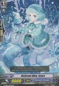 Reticent Diva, Isuca [G Format] Card Front