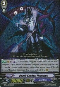 Death Seeker, Thanatos Card Front