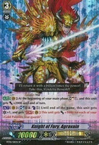 Knight of Fury, Agravain Card Front
