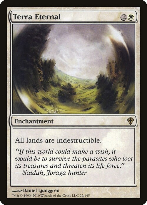 Immortalità della Terra Card Front