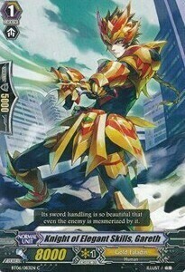 Knight of Elegant Skills, Gareth Card Front