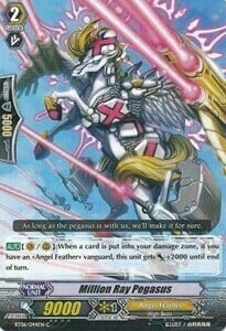 Million Ray Pegasus Card Front