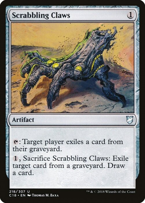 Scrabbling Claws Card Front