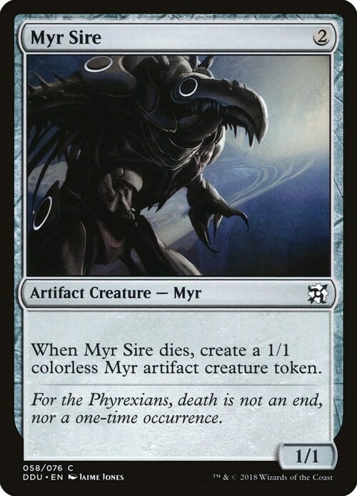 Myr Sire Card Front