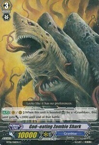 God-eating Zombie Shark Card Front