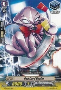 Red Card Dealer Card Front