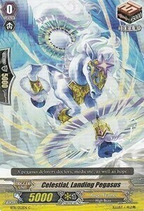 Celestial, Landing Pegasus Card Front
