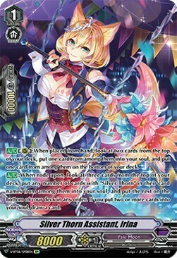 Silver Thorn Assistant, Irina [V Format] Card Front