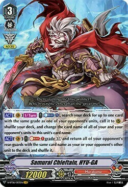 Samurai Chieftain, HYU-GA Card Front