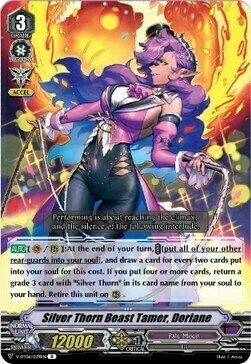 Silver Thorn Beast Tamer, Doriane [V Format] Card Front