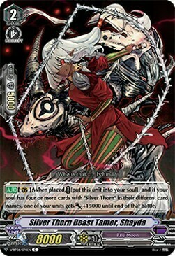 Silver Thorn Beast Tamer, Shayda Card Front