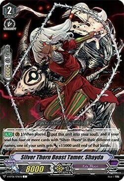 Silver Thorn Beast Tamer, Shayda Card Front