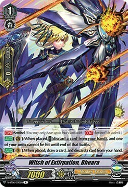 Witch of Extirpation, Bheara [V Format] Card Front