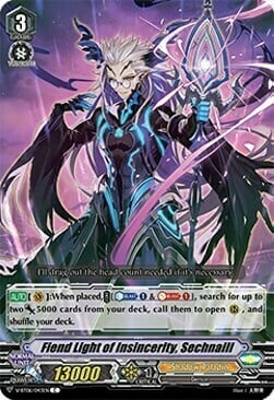 Fiend Light of Insincerity, Sechnaill [V Format] Card Front