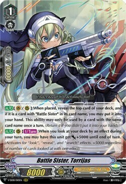 Battle Sister, Torrijas Card Front