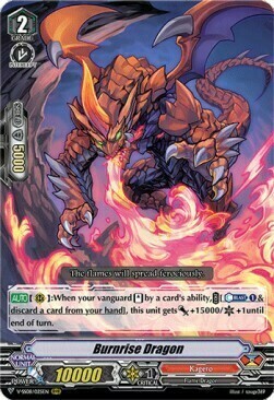 Burnrise Dragon Card Front