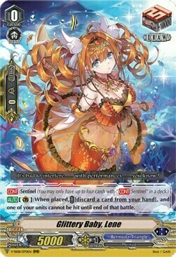 Glittery Baby, Lene Card Front