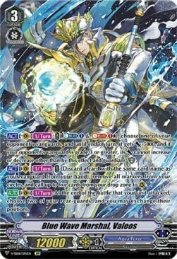 Blue Wave Marshal, Valeos [V Format] Card Front