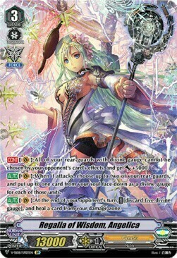 Regalia of Wisdom, Angelica [V Format] Card Front