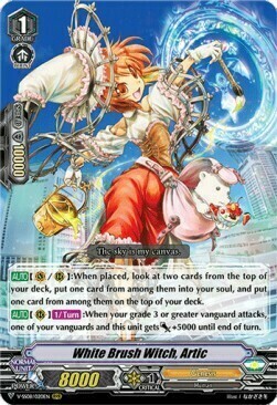 White Brush Witch, Artic Card Front