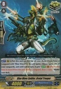 Blue Wave Soldier, Brutal Trooper [G Format] Card Front