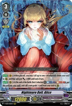 Nightmare Doll, Alice Card Front