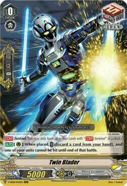 Twin Blader Card Front