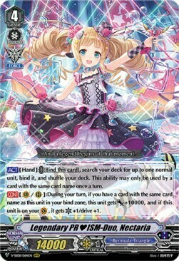 Legendary PRISM-Duo, Nectaria [V Format] Card Front