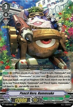 Pencil Hero, Hammsuke [V Format] Card Front