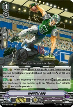 Wonder Boy Card Front