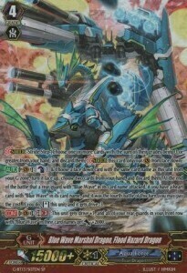 Blue Wave Marshal Dragon, Flood Hazard Dragon Card Front