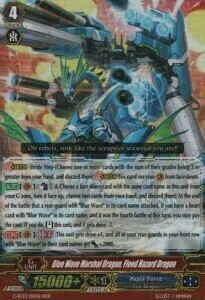 Blue Wave Marshal Dragon, Flood Hazard Dragon [G Format] Card Front
