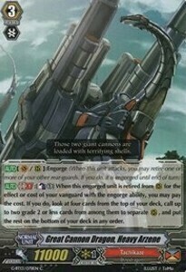 Great Cannon Dragon, Heavy Arzene Card Front