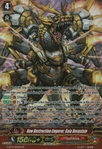 New Destruction Emperor, Gaia Devastate Card Front