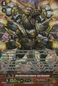 New Destruction Emperor, Gaia Devastate Card Front