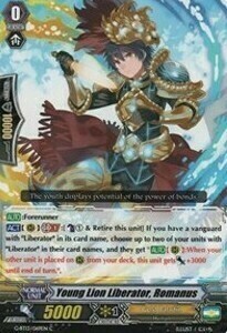 Young Lion Liberator, Romanus [G Format] Card Front
