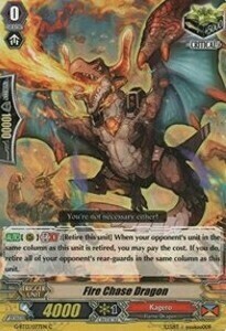 Fire Chase Dragon Card Front