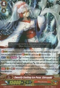 Sweetly Smiling Ice Petal, Shirayuki [G Format] Card Front