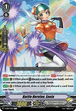 Battle Heroine, Enola Card Front