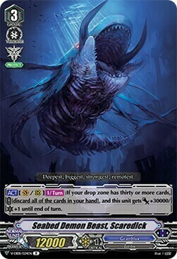 Seabed Demon Beast, Scaredick Card Front