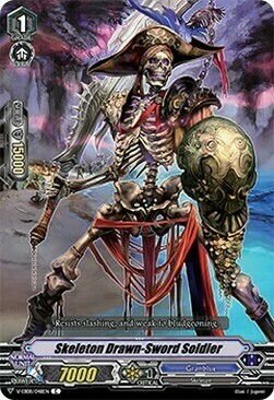 Skeleton Drawn-Sword Soldier Card Front