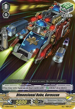 Dimensional Robo, Gorescue [V Format] Card Front