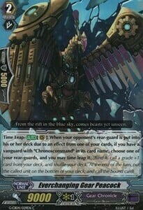 Everchanging Gear Peacock [G Format] Card Front