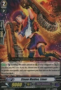 Steam Maiden, Limer Card Front