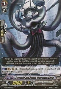 Screamin' and Dancin' Announcer, Shout [G Format] Card Front