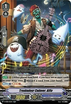 Troubadour Cadaver, Alfio [V Format] Card Front