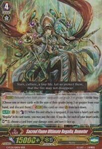 Sacred Flame Ultimate Regalia, Demeter Card Front