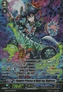 Vampire Princess of Night Fog, Nightrose Card Front