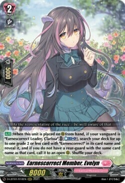 Earnescorrect Member, Evelyn [D Format] Card Front