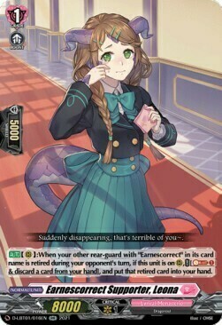 Earnescorrect Supporter, Leona Card Front
